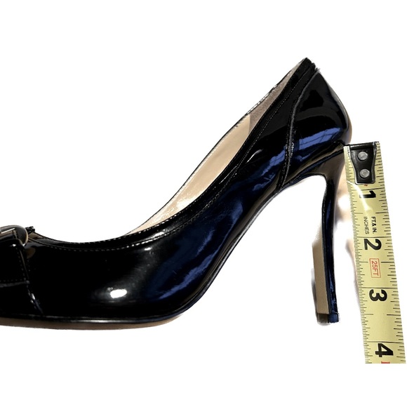 Gorgeous Enzo Angiolini Black Patent Leather Heels- Sz-9 - Picture 7 of 8